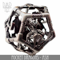 Pocket Dragons Ash - Metal Dice Set (Gift Box)