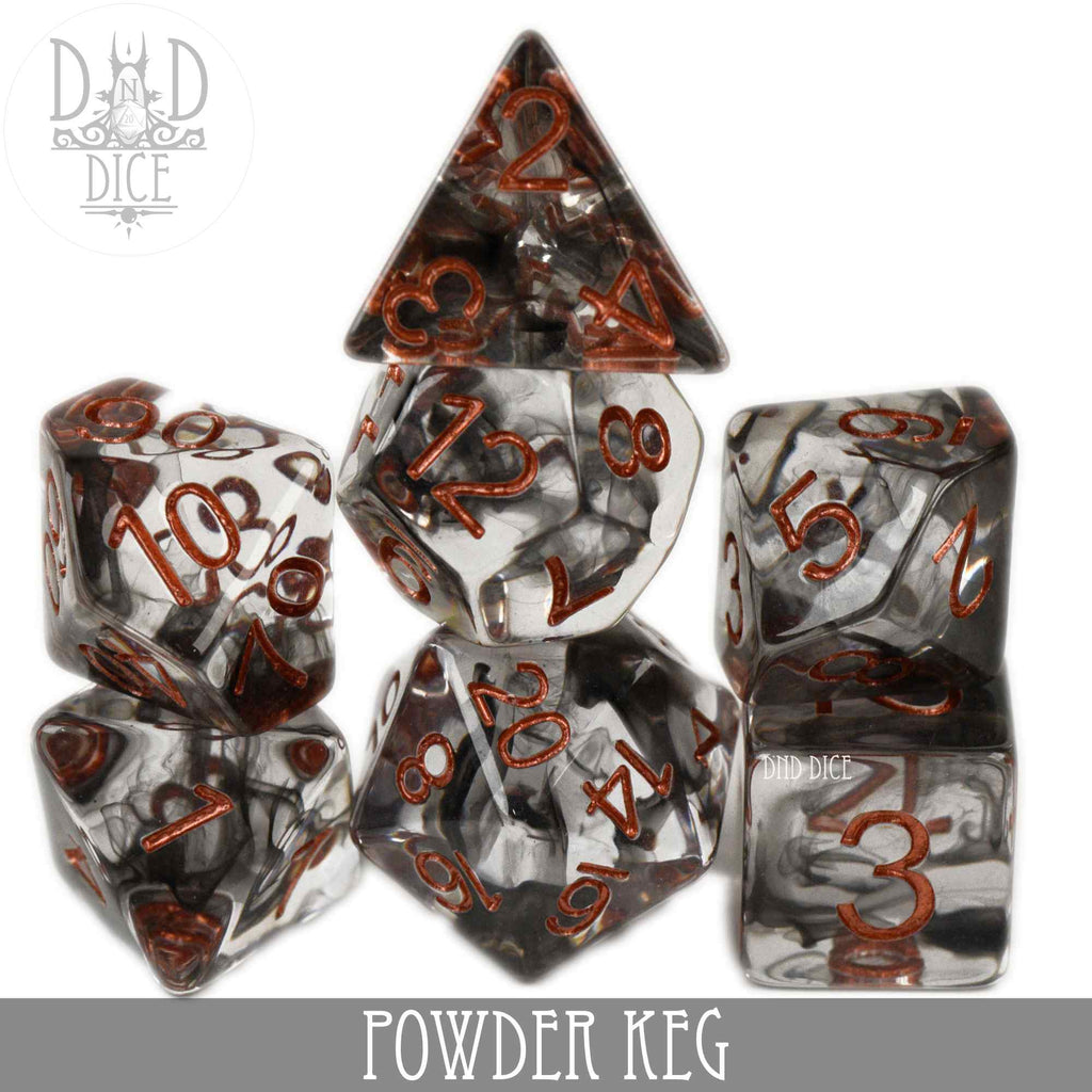 Powder Keg Dice Set