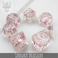 Sakura Blossom Dice Set