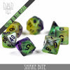 Snake Bite Glow in the Dark Dice Set