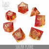 Solar Flare Handmade Dice Set