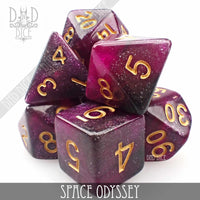 Space Odyssey Galaxy Dice Set