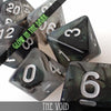 The Void Glow in the Dark Dice Set