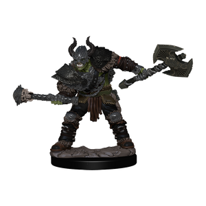 Pathfinder Battles: Half-Orc Barbarian Male