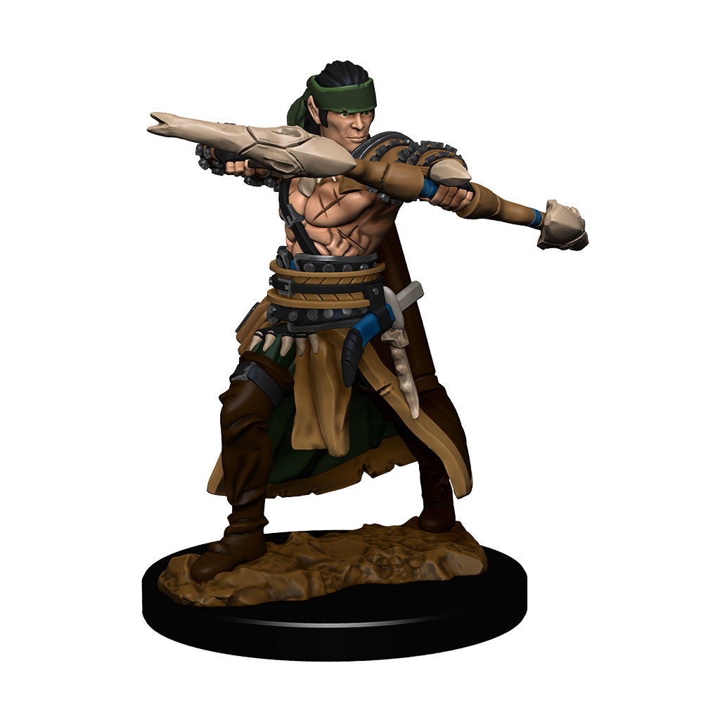 Pathfinder Battles: Half-Elf Ranger Male