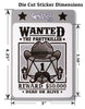 Sticker: Wanted Party Killer Waterproof Die Cut