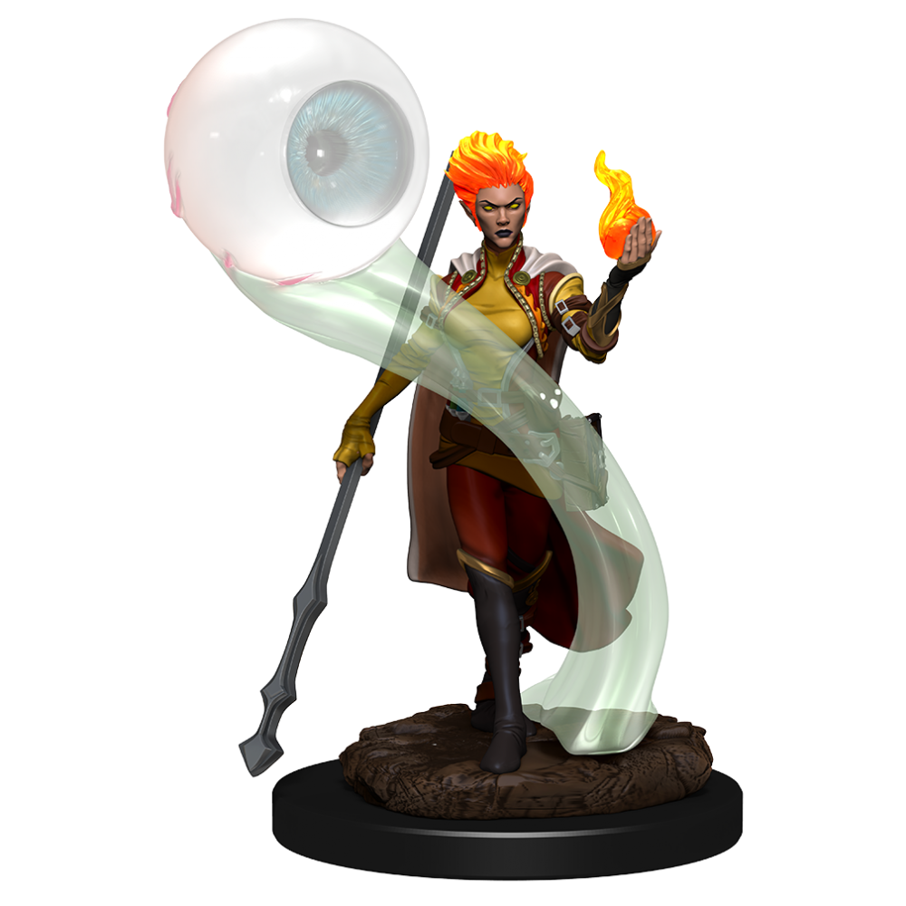 D&D: Icons of the Realms - Fire Genasi Wizard Female