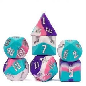 16mm Silicone RPG Dice Set