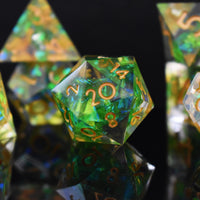 Acid Arrow Sharp-Edged Resin Dice Set