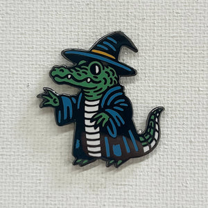 Gator Mage Pin