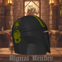 Mandalorian Collegiate Gridiron Helm