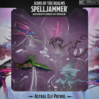 Astral Elf Patrol - Spelljammer Ship Scale