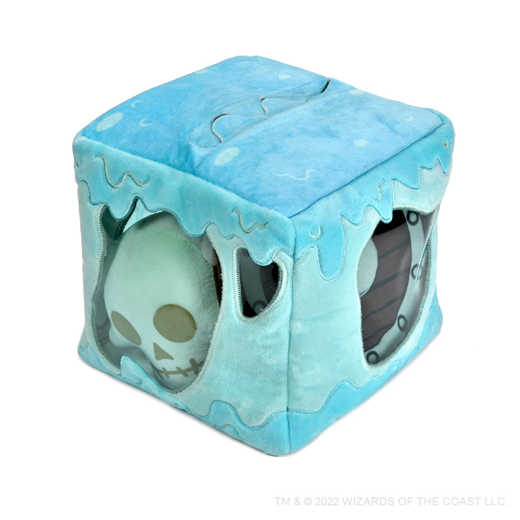 Plush: D&D Gelatinous Cube (Interactive/Glow In The Dark)