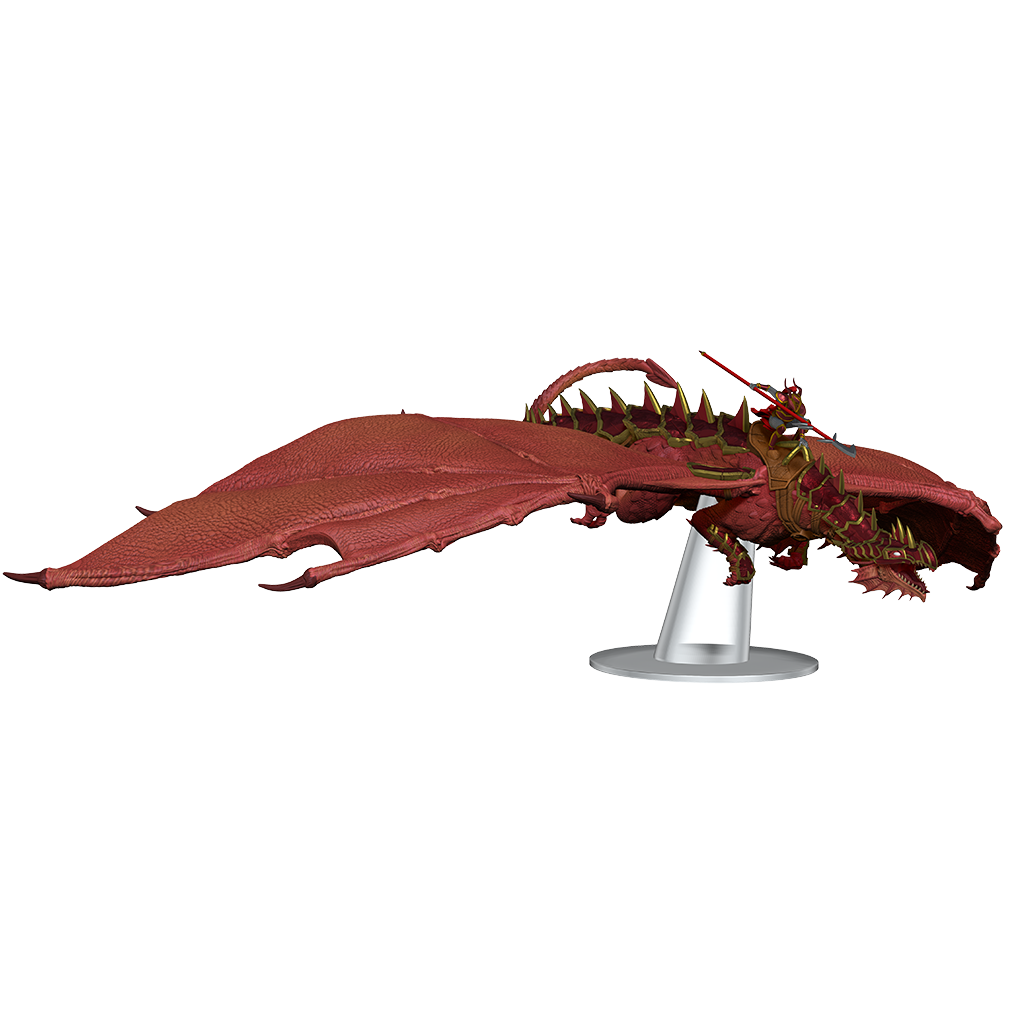 D&D: Icons of the Realms - Set 25 Dragonlance Red Ruin & Red Dragonnel