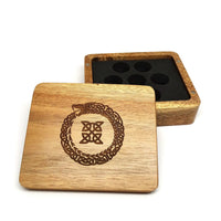 Ouroboros Wooden Dice Case