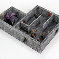 WarLock Tiles: Dungeon Tiles II - Full Height Stone Walls Expansion