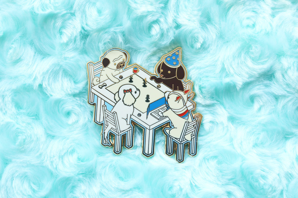 Dungeons and Dogs Enamel Pin