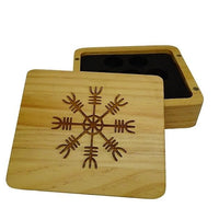 Helm of Awe Wooden Dice Case