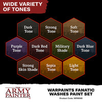 Army Painter Warpaints Fanatic: Washes Paint Set