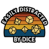 Sticker: Easily Distracted Waterproof Die Cut