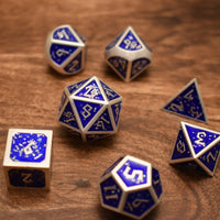 Elder Runes Heart Of The Frost Wyrm Metal Dice Set