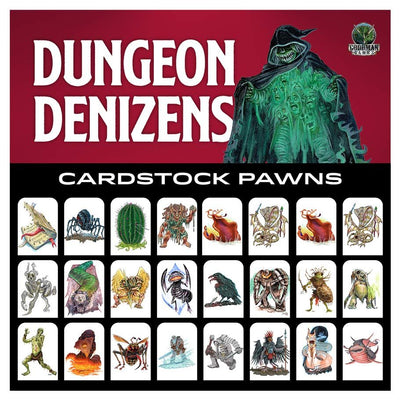 Dungeon Denizens: Cardstock Pawns (System Neutral)
