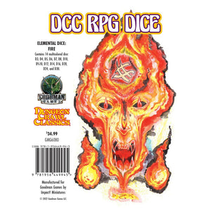 Dungeon Crawl Classics Dice: Elemental Dice - Fire