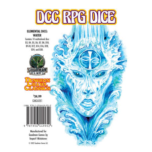 Dungeon Crawl Classics Dice: Elemental Dice - Water