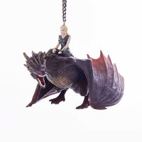 Game Of Throne Dragon With Daenerys Ornament