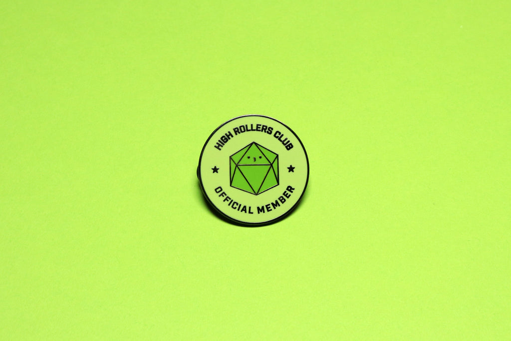 High Rollers Club Hard Enamel Pin