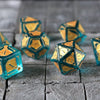 Mana Potion Blue Zircon Glass (And Box) Polyhedral Dice Set