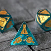 Mana Potion Blue Zircon Glass (And Box) Polyhedral Dice Set