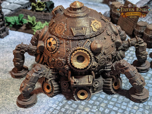 Octo-Tank Steampunk 3D Printed Dice Box