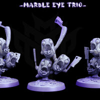 Marble eyes - 3d Printed Miniature (32mm)