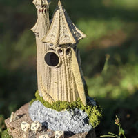 Skeletal Dragon Necromancer Lich 3D Printed Dice Tower