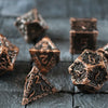 Copper Dagger Metal Dice Set