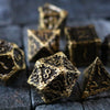 Bronze Dagger Metal Dice Set