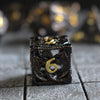 Dragon Hollow Metal Dice Set Black/Gold