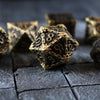 Bronze Dagger Metal Dice Set