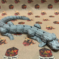 Articulated Falkor the Luck Dragon, 3D printed, flexi dragon