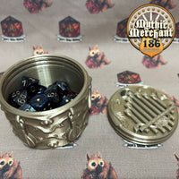 Bard Dice Case from Ars Moriendi 3D - Dungeons and Dragons, Pathfinder, TTRPG, Dice Cup/Roller