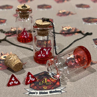 Health potion necklace