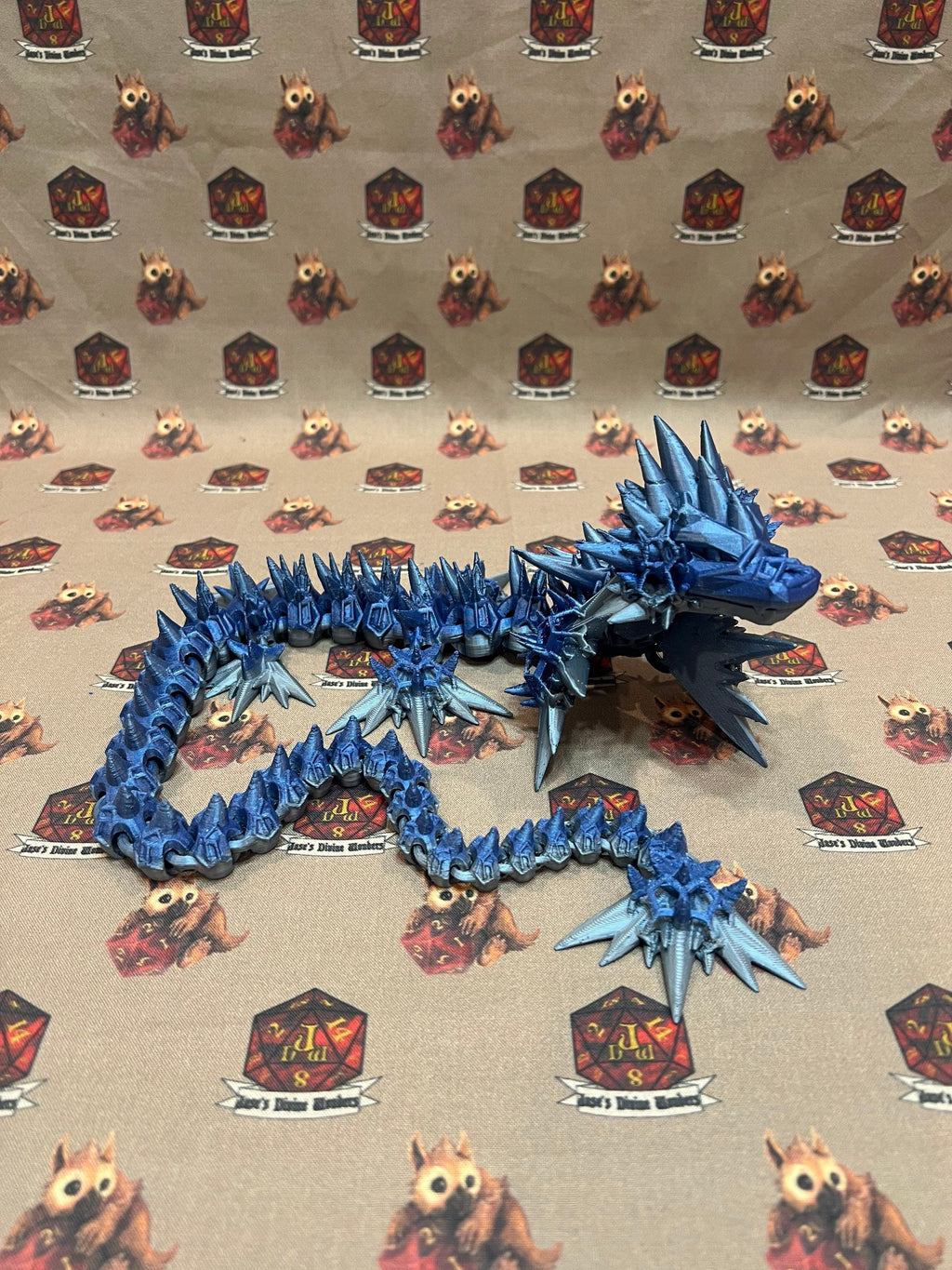 Articulated Void Sea Dragon, 3D printed, flexi dragon