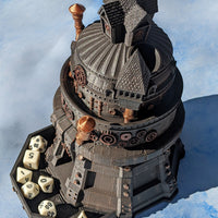 Artificer Class Steampunk 3D Printed Dice Tower