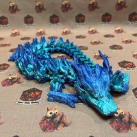 Articulated Woodland Dragon, 3D printed, flexi dragon