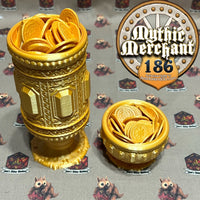 Treasure Can Holder Mythic Mug from Ars Moriendi 3D - Dungeons and Dragons, Pathfinder, TTRPG, Dice Cup/Roller