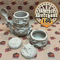 Golem Can Holder Mythic Mug from Ars Moriendi 3D - Dungeons and Dragons, Pathfinder, TTRPG, Dice Cup/Roller