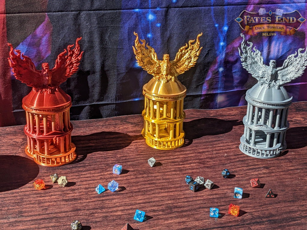 Phoenix 3D Printed Dice Tower