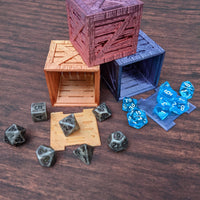 Wooden Crate 3D Printed Dice Box