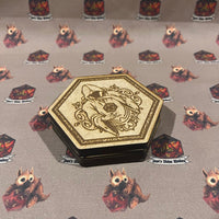 Laser cut Dice Hex Case